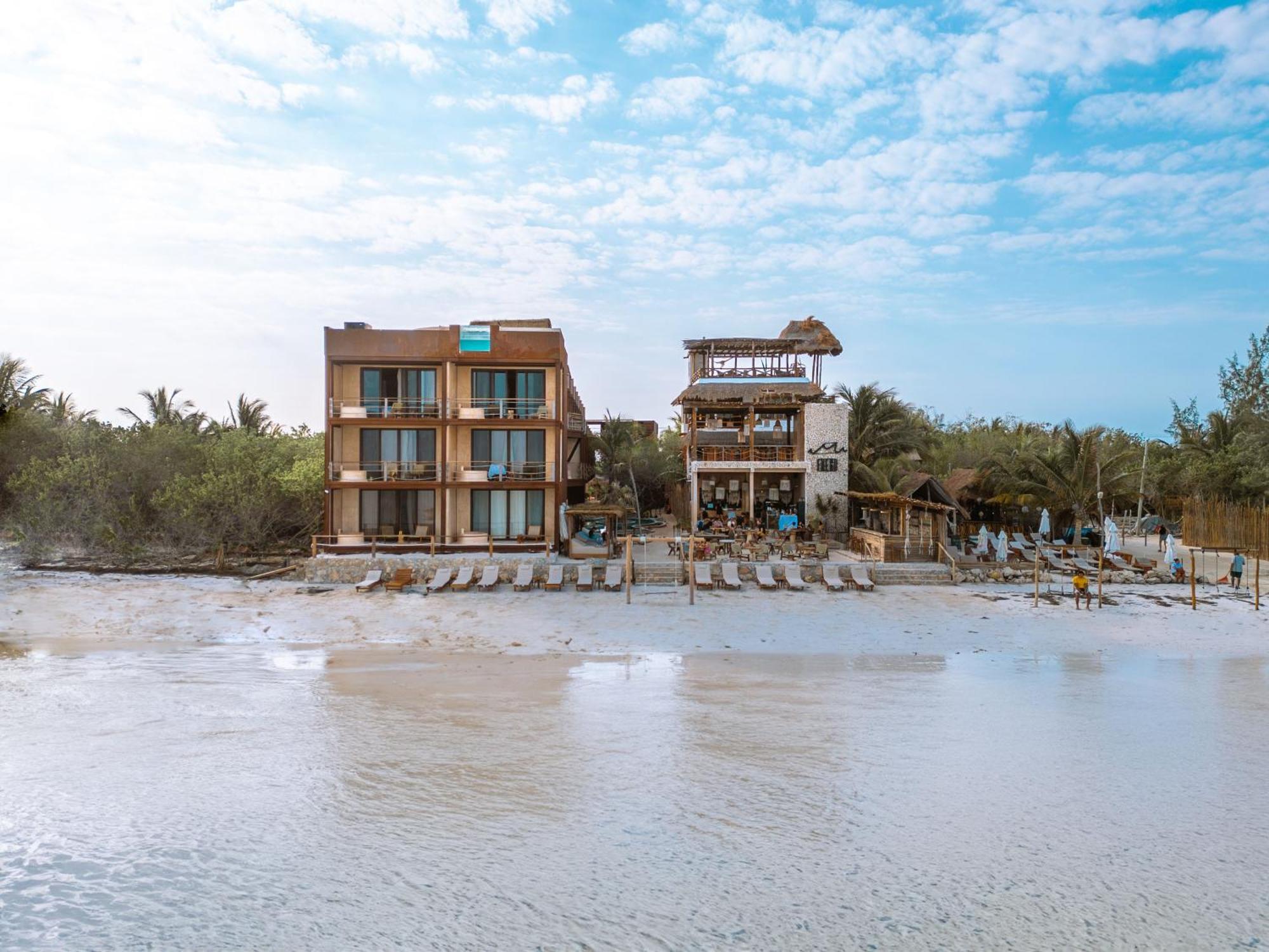 Awa Holbox Hotel Boutique - Beach Front Exteriör bild