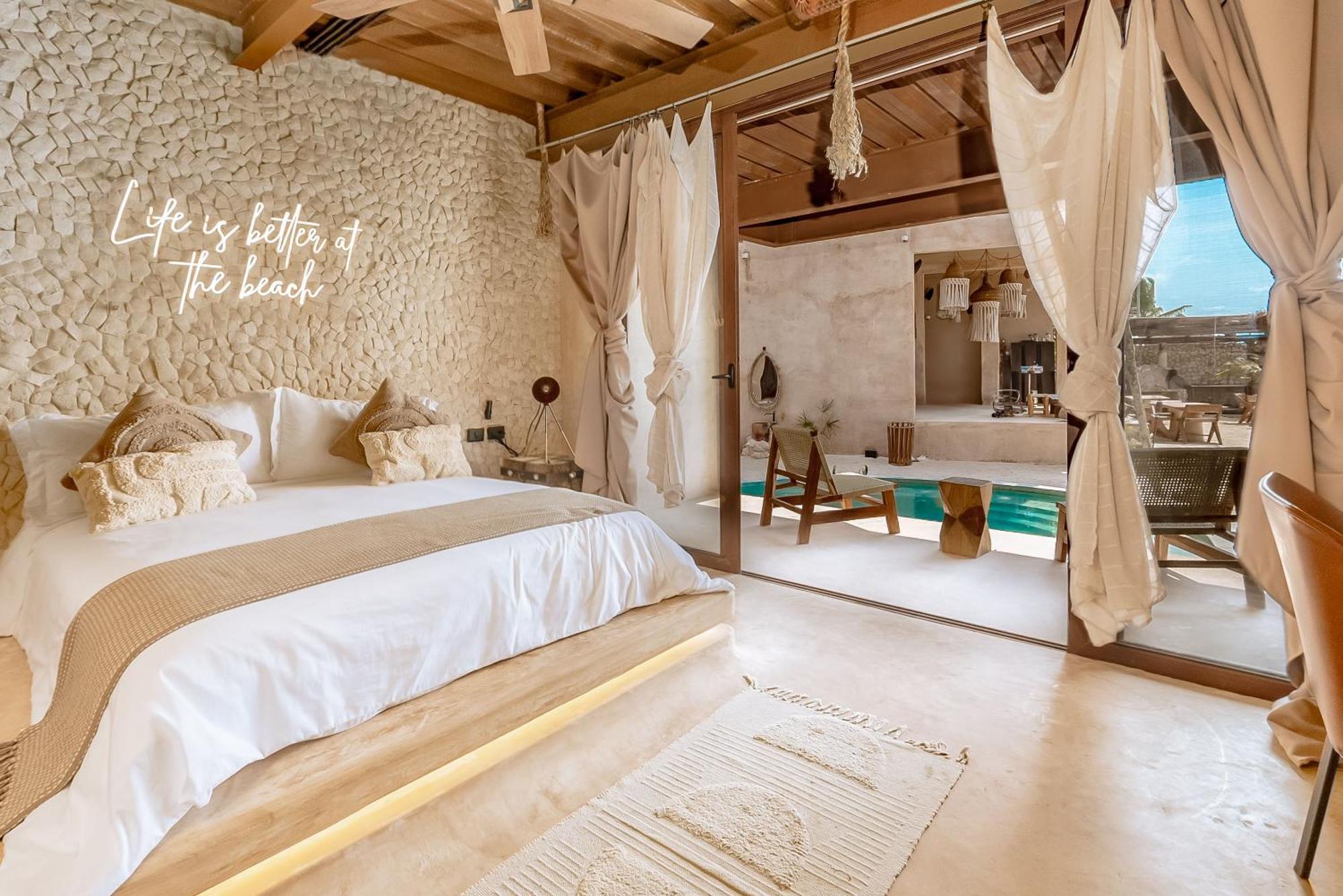 Awa Holbox Hotel Boutique - Beach Front Exteriör bild