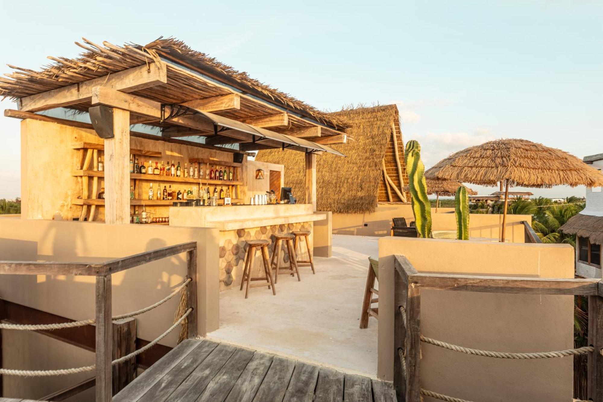 Awa Holbox Hotel Boutique - Beach Front Exteriör bild