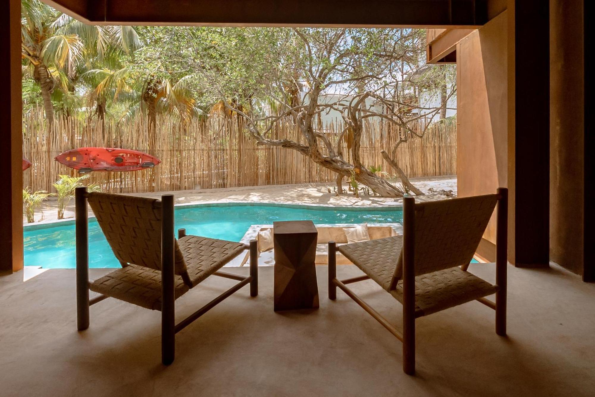 Awa Holbox Hotel Boutique - Beach Front Rum bild