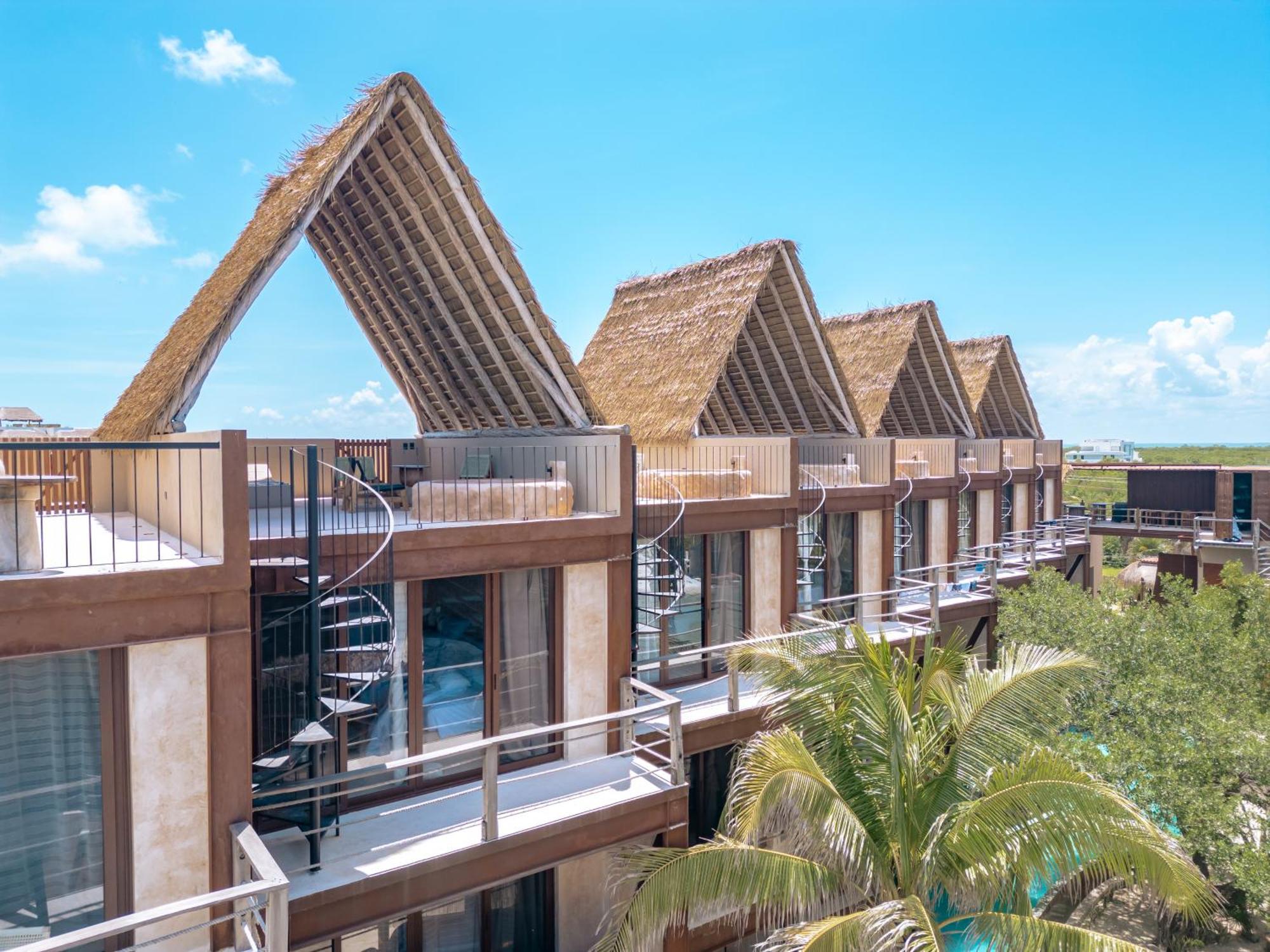 Awa Holbox Hotel Boutique - Beach Front Rum bild